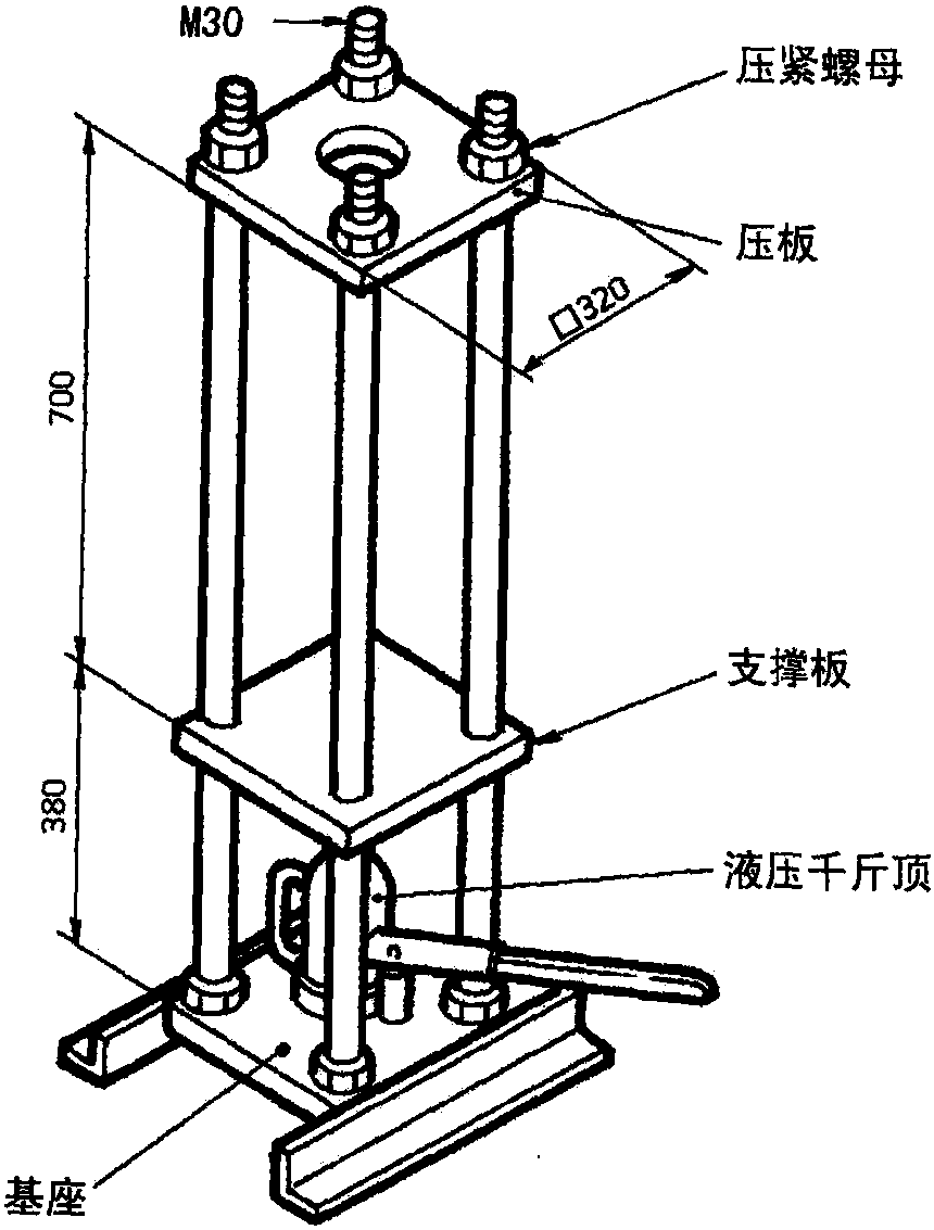 十一、履帶彈簧定位工具(圖1-6-12)